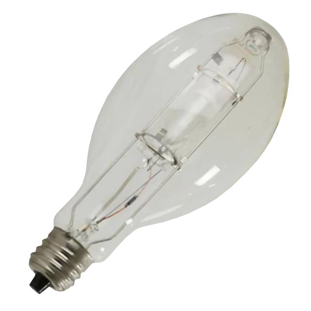 400 watt ED37 Mogul Screw Base 4000K Cool White Clear Metal Halide Teflon Coated 1