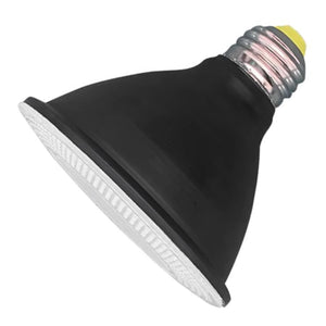 11 watt 120 volt Medium Screw Base Black PAR30 4000K Cool White LED Light Bulb 1