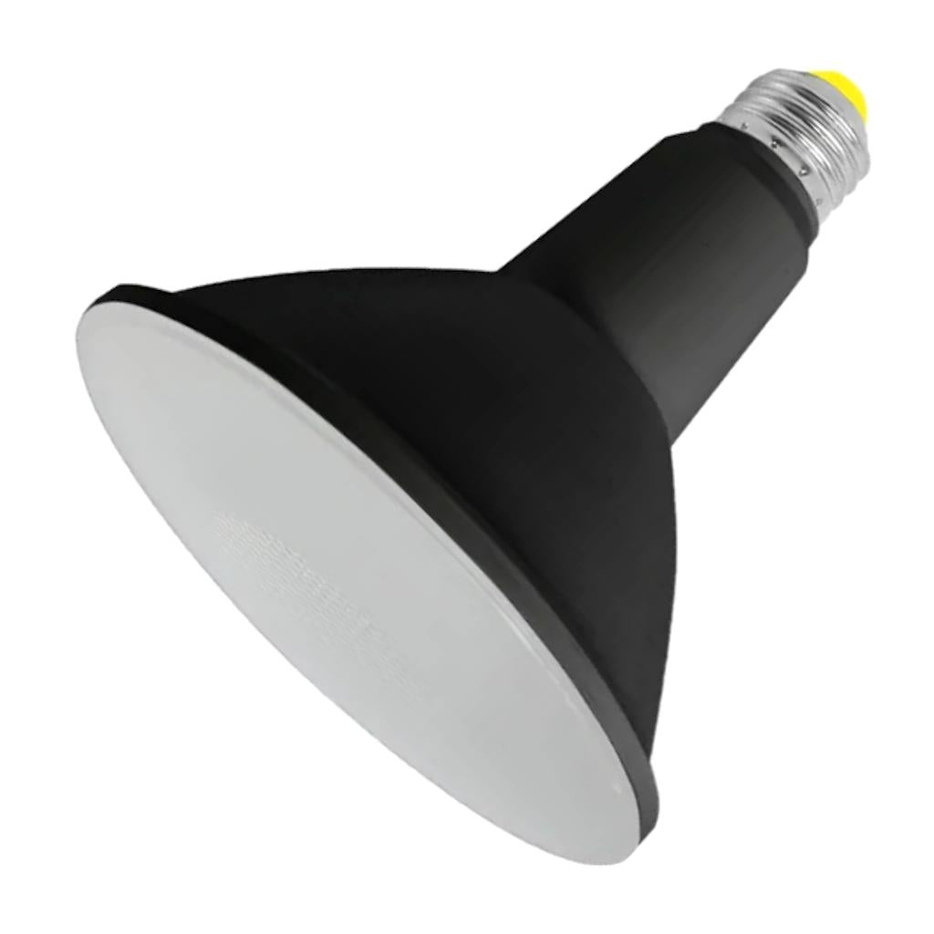 14 watt 120 volt Medium Screw Base Black PAR38 5000K Daylight LED Light Bulb 1