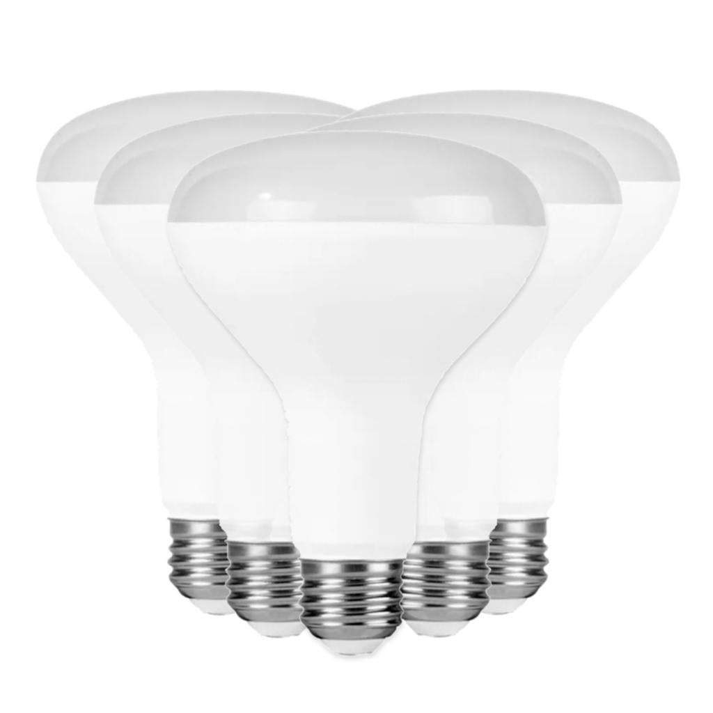 8 watt 120 volt Medium Screw Base BR30 3000K Natural White LED Light Bulb (6 Pack) 1