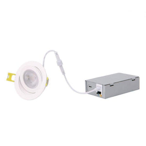 4" 12 watt 120 volt CCT Selectable Gimbal LED Recessed Downlight 1