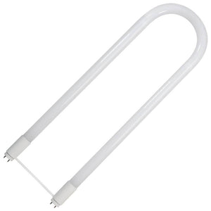 2' 13 watt 120/277 volt T8 3500K Neutral White LED U-Bend Light Bulb 1
