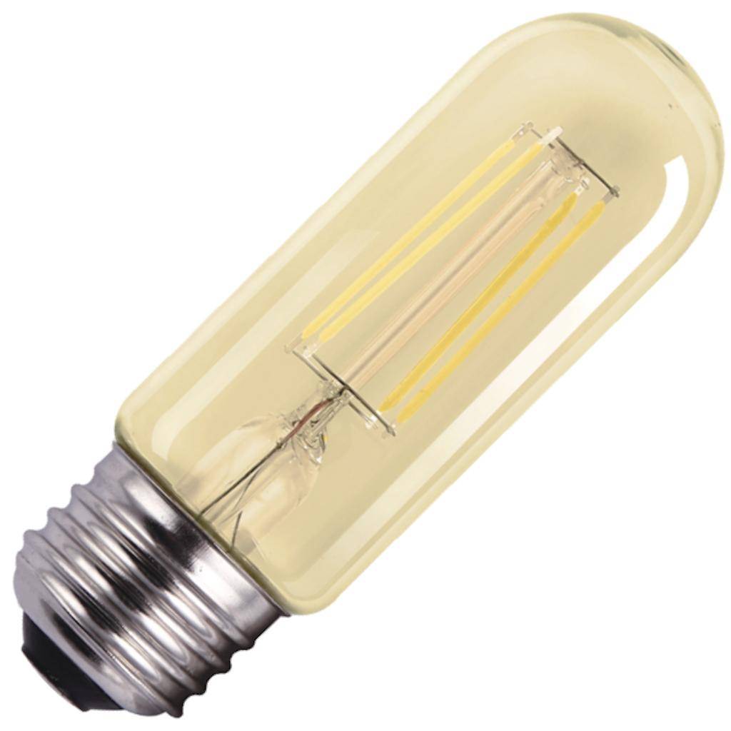 4.5 watt 120 volt T10 Medium Screw Base 2700K Warm White Dimmable Clear LED 1