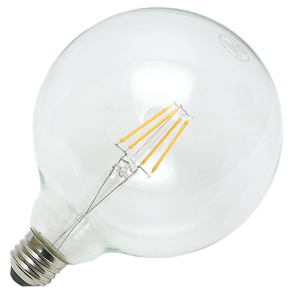 7.5 watt 120 volt G40 Medium Screw Base 3000K Natural White Dimmable LED 1