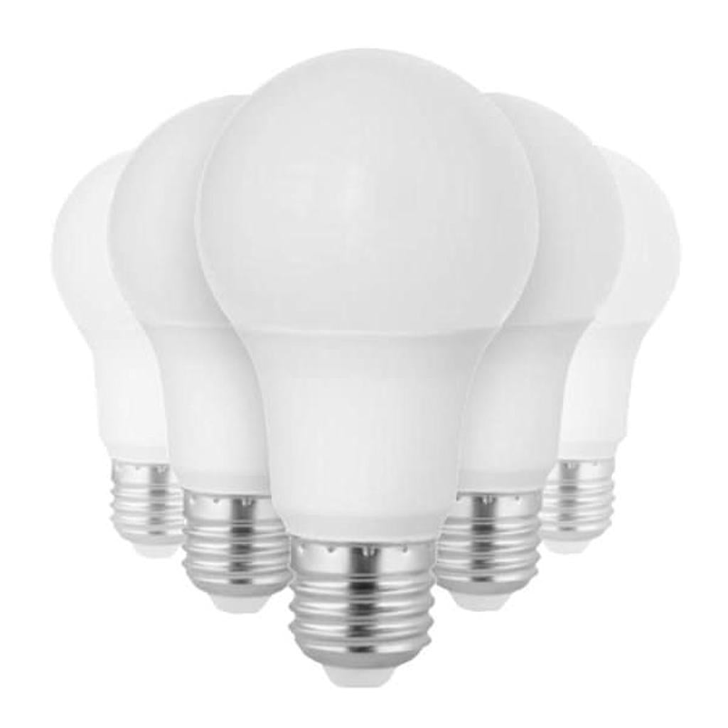 9 watt 120 volt A19 Medium Screw Base 3000K Natural White Non-Dimmable LED Light Bulb (6 Pack) 1