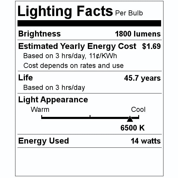 48" 14 watt 120/277 volt T8 Medium Bi-Pin Base 6500K Daylight LED Light Bulb 2