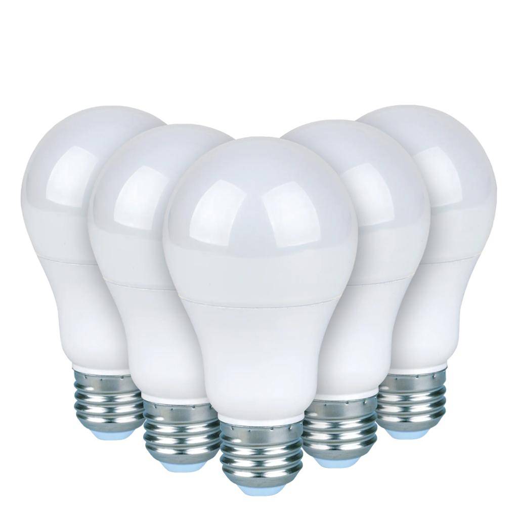 9 watt 120 volt A19 Medium Screw Base 2700K Warm White LED Light Bulb (6 Pack) 1