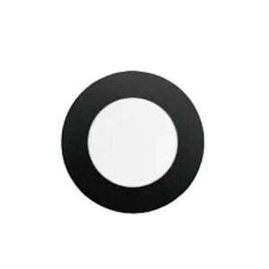 8" Round Replaceable Slim Black Trim for LED Downlights 1