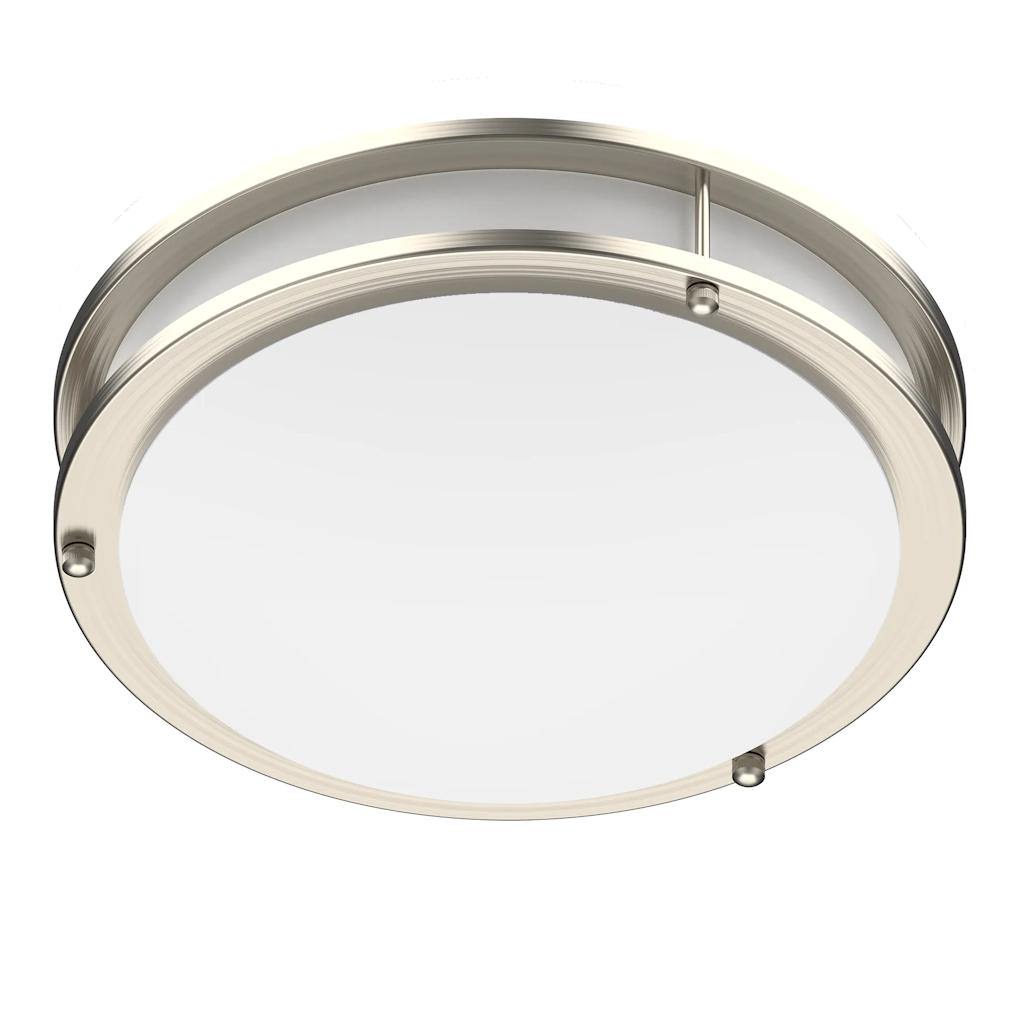 16" 24 watt 120 volt CCT Selectable Diffused Polycarbonate Lens LED Flushmount Fixture 1