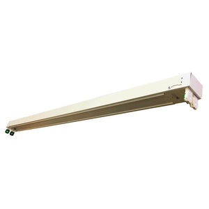 2' 2 Lamp 120/277 volt Double Ended White Lamp Ready Fixture Strip 1