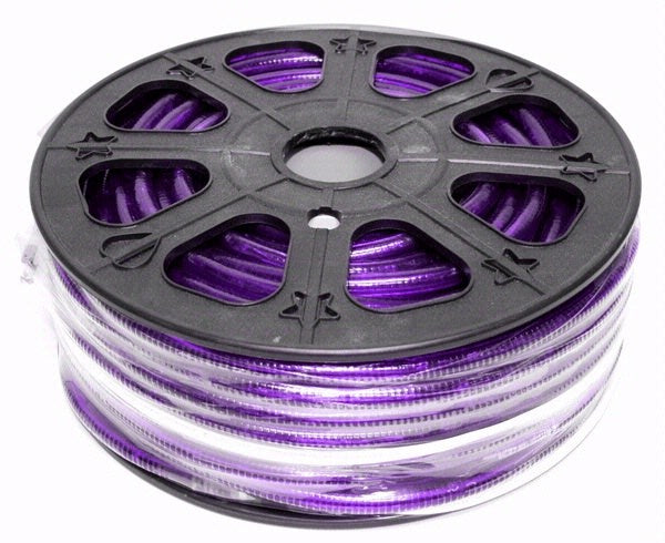 150' Purple Incandescent Rope Light (Includes Accessories) 2