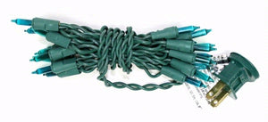 20 Light Green Wire Teal Miniature String with 3" Spacing 2