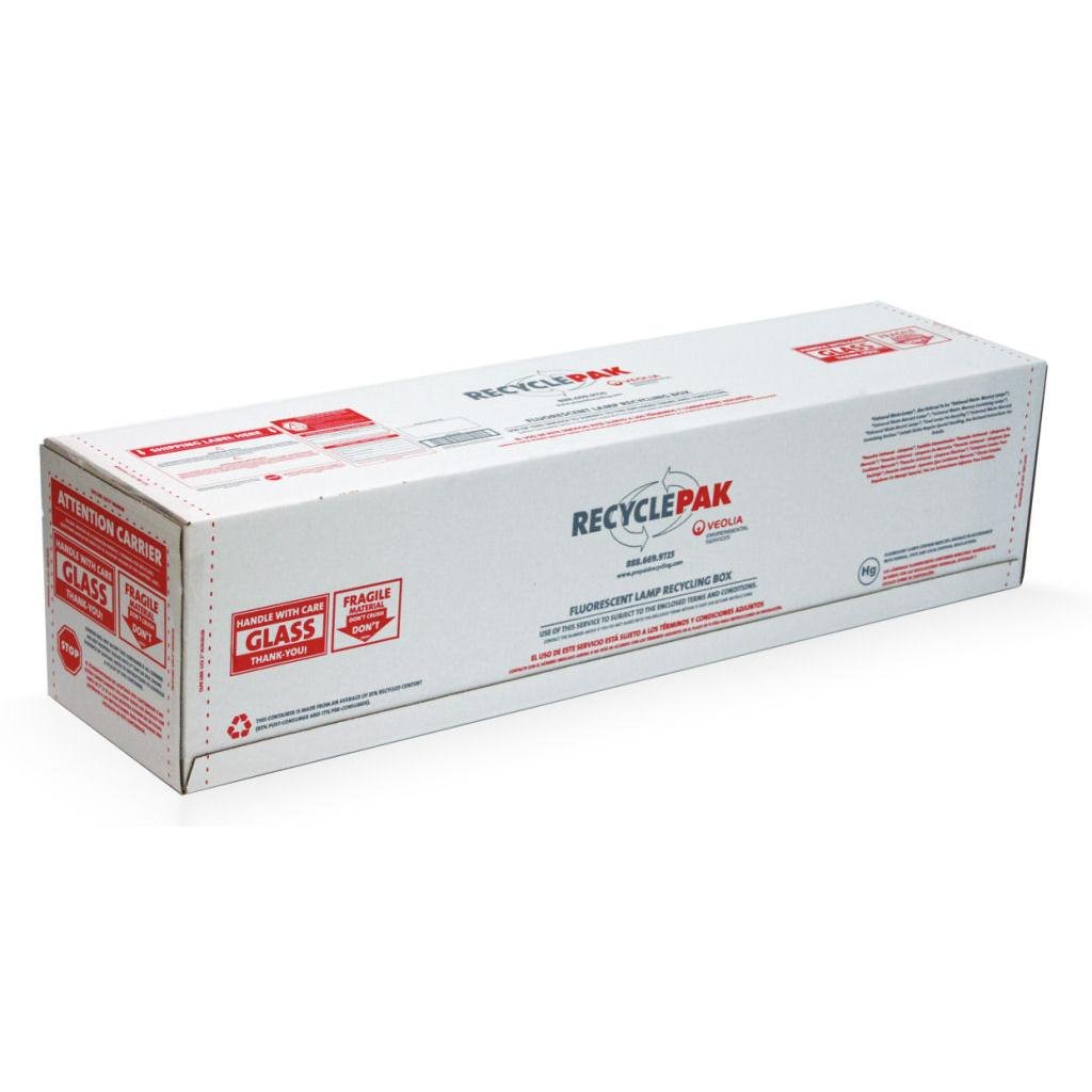 4' Large Lamp Recycling Kit - 12" X 12" X 48" Box (for 4' straight Fluorescent light bulbs) 1