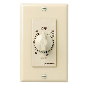60 Minute 125-277 volt Ivory Timer 1