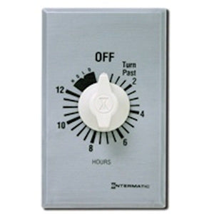 12 Hour 125-277 volt SPST Mechanical Timer (with Hold for continuous Duty) 1