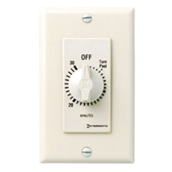 30 Minute 125-277 volt SPST Almond Mechanical Timer 1