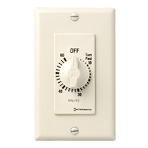 60 Minute 125-277 volt SPST Almond Mechanical Timer 1