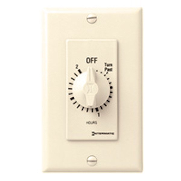 2 Hour 120-277 volt SPST Ivory Mechanical Timer 1