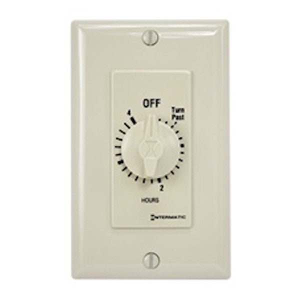 4 Hour 125-277 volt SPST Ivory Mechanical Timer 1