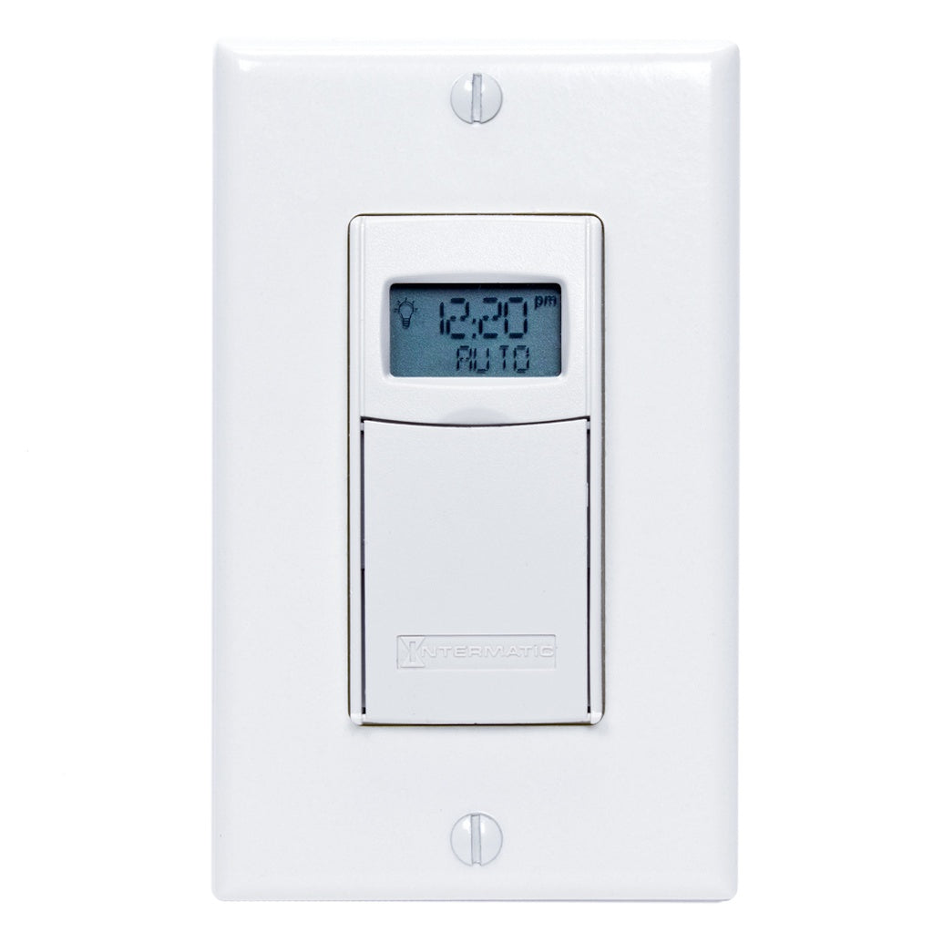 7 Day 24/277 volt 20 amp White Digital Astro Timer 1