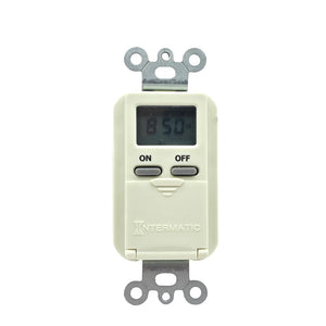 7 Day 120 volt 15 amp Light Almond Digital Timer 1