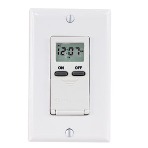 7 Day 120 volt 15 amp White Digital Timer 1