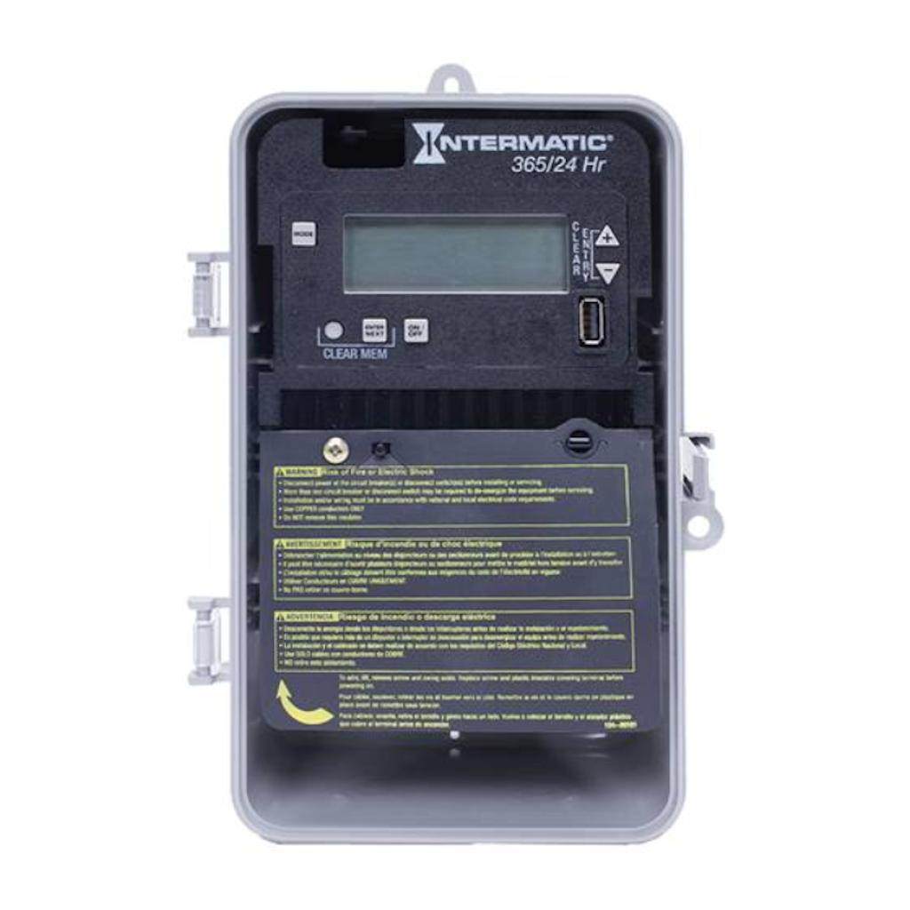 24 Hour 20 amp 120/277 volt SPDT Electronic Time Switch (Type 3 Plastic Enclosure) 1
