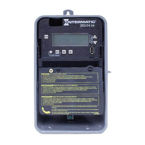 24 Hour 30 amp 120/277 volt 2-Circuit SPST Electronic Time Switch (Type 3R Steel Enclosure) 1