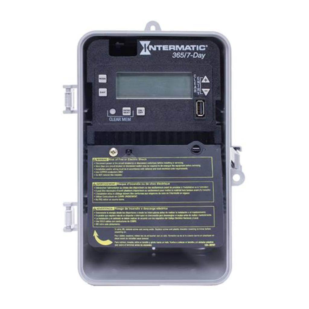 7 Day 30 amp 120/277 volt 1-Circuit SPST Electronic Time Switch (Type 3R Plastic Enclosure) 1