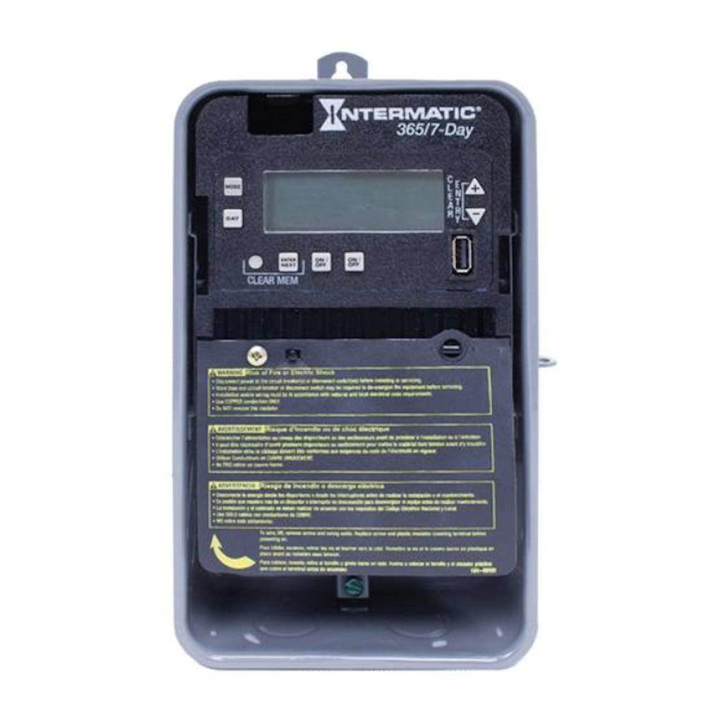 7 Day 30 amp 120/277 volt 2-Circuit SPST Electronic Time Switch (Type 3R Steel Enclosure) 1