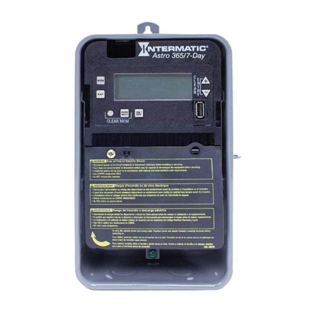 7 Day 30 amp 120/277 volt 1-Circuit SPST Astronomic Time Switch (Type 3R Steel Enclosure) 1