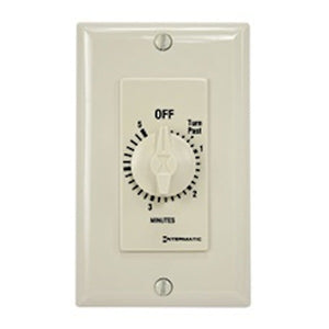 5 Minute 125-277 volt SPST Ivory Mechanical Timer 1
