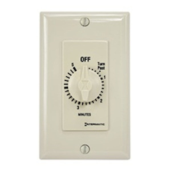 5 Minute 125-277 volt SPST Ivory Mechanical Timer 1