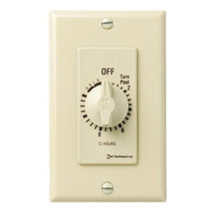 12 Hour 125-277 volt SPST Ivory Mechanical Timer (with Hold for Continuous Duty) 1