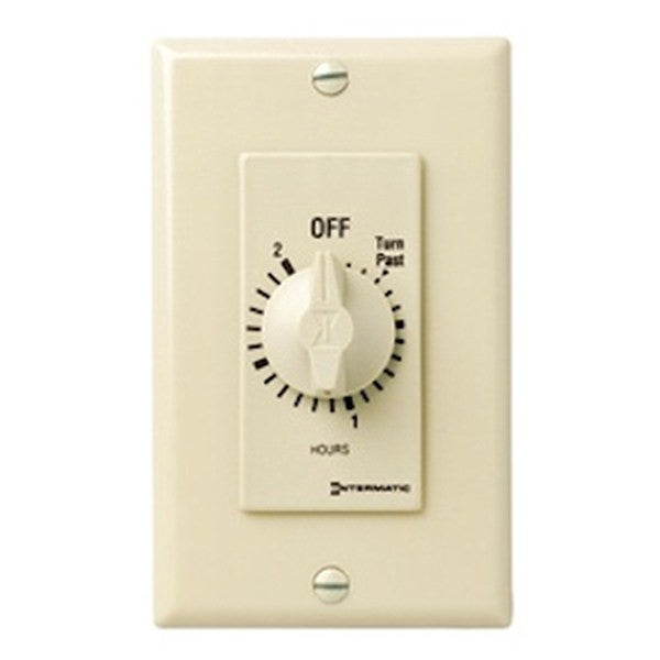 2 Hour 125-277 volt SPDT Ivory Mechanical Timer 1