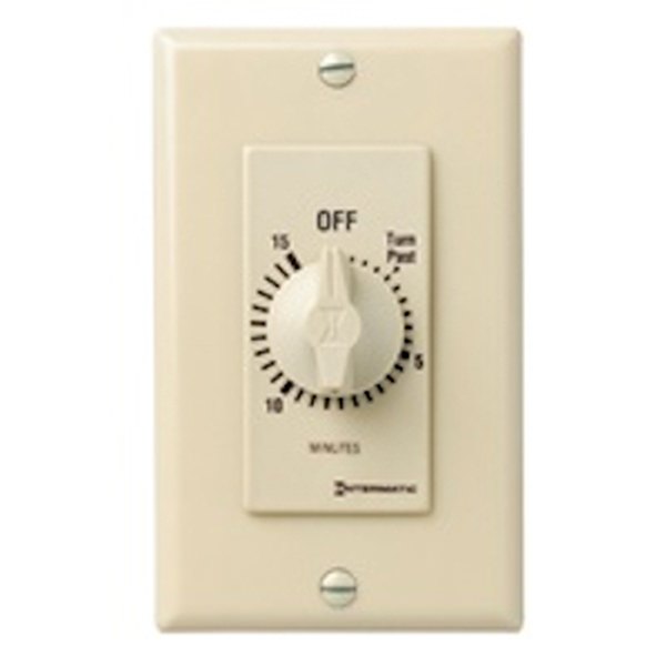 15 Minute 125-277 volt DPST Ivory Mechanical Timer 1