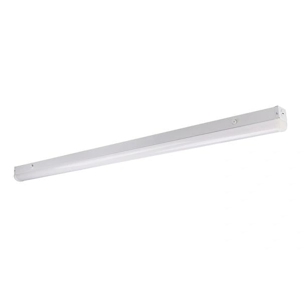 4' Selectable watt 120/277 volt White Frosted CCT Selectable Instant On / No Flicker Dimmable LED 1