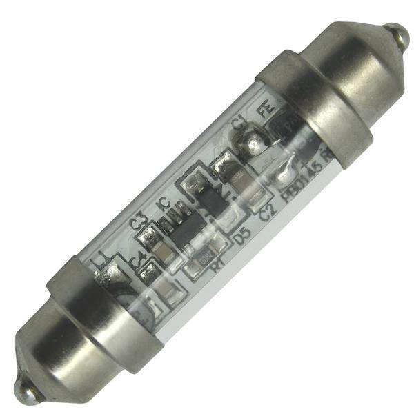 .5 watt 12/24 volt T3.25 Festoon Base 3000K Natural White #LE-0909-14WW 3