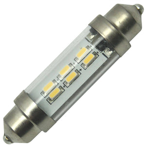 .5 watt 12/24 volt T3.25 Festoon Base 3000K Natural White #LE-0909-14WW 1