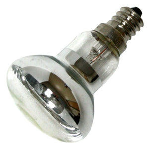 25 watt 120 volt R12 Candelabra Screw Base 3000K Natural White Flood 1