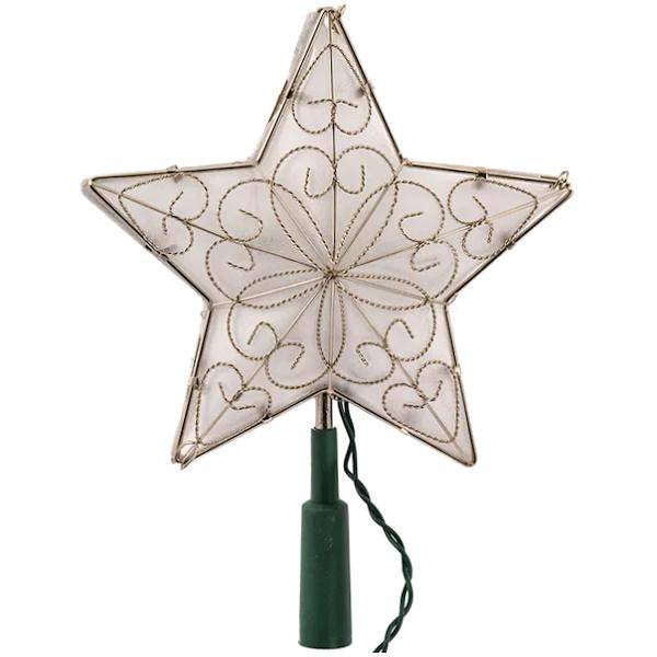 10 Light 8.5" Star Tree Topper 2