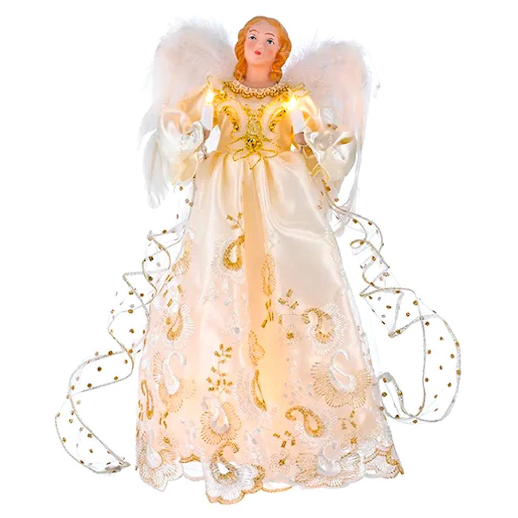 10 Light 14" Angel Christmas Tree Topper 1