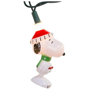 10 Light 11' Green Wire Peanuts Snoopy String Set 2