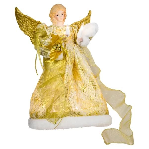 10 Light 12" Angel Christmas Tree Topper 2