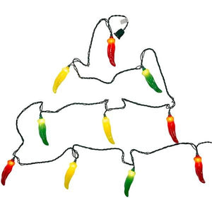 10 Light 48" Red / Green / Yellow Chili Pepper String 3