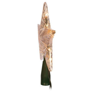 10 Light 7" Clear Star Christmas Tree Topper 4