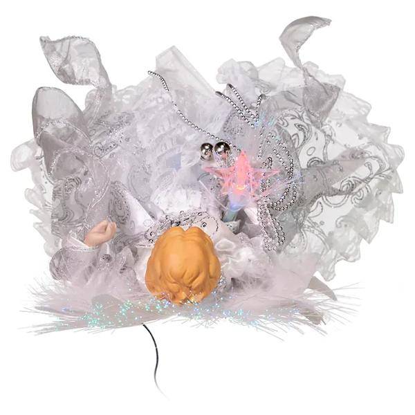 7 Light 12" Angel Christmas Tree Topper 4