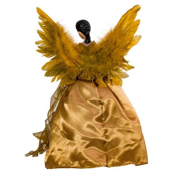 10 Light 13" African American Angel Christmas Tree Topper 5