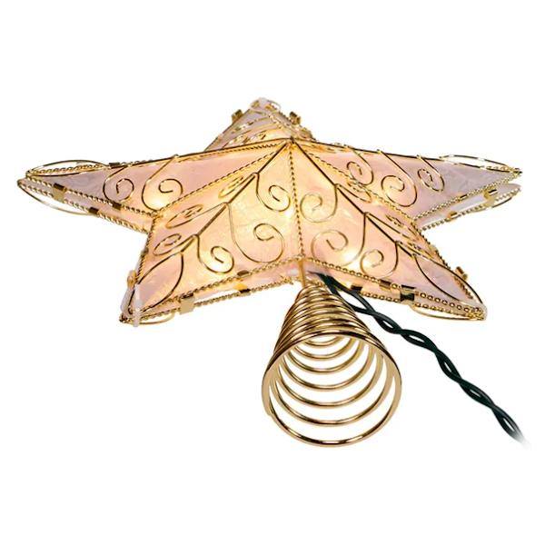 10 Light 8.5" Star Christmas Tree Topper 5