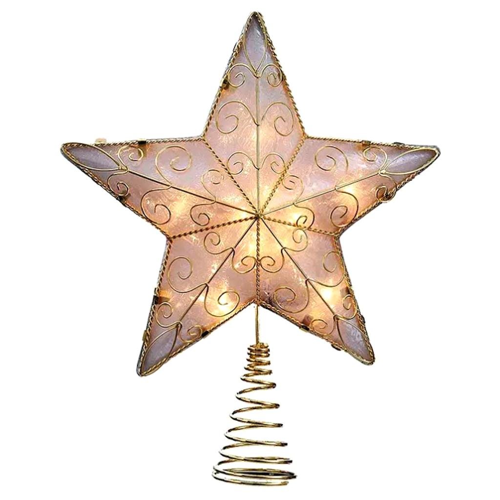 10 Light 8.5" Star Christmas Tree Topper 1